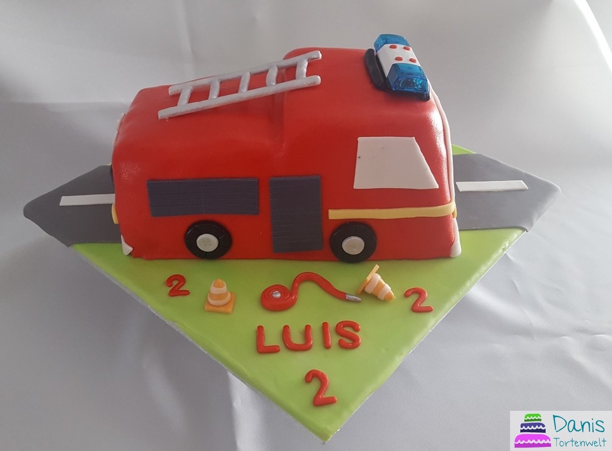 Kinder Geburtstagstorte Motivtorte Feuerwehrauto - Rezepte Suchen